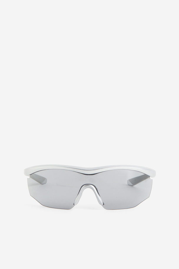 H&M Sport-Sonnenbrille Silberfarben