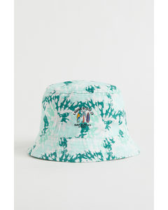 Tie-dye Bucket Hat Turquoise/tie-dye