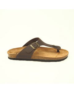 Bio Seychelles Sandal In Leather Brown Colour
