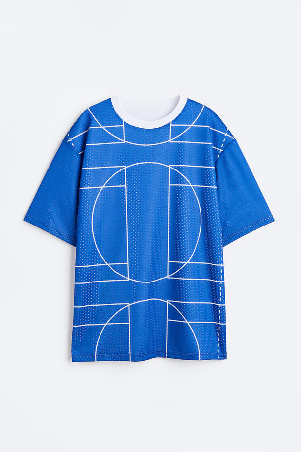 H&M Tweezijdig Sportshirt Van Drymove™ Helderblauw