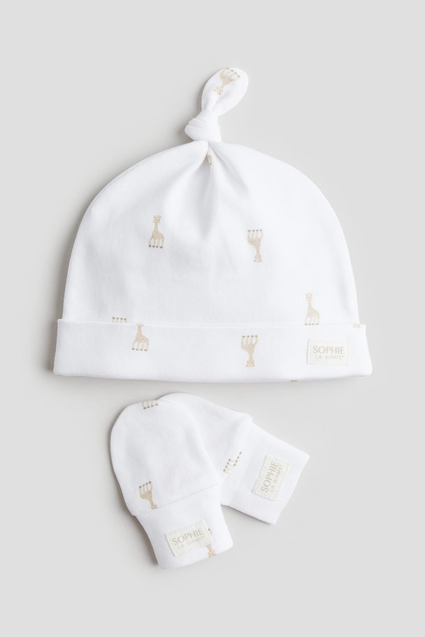 H&M 2-piece Gift Set White/sophie La Girafe