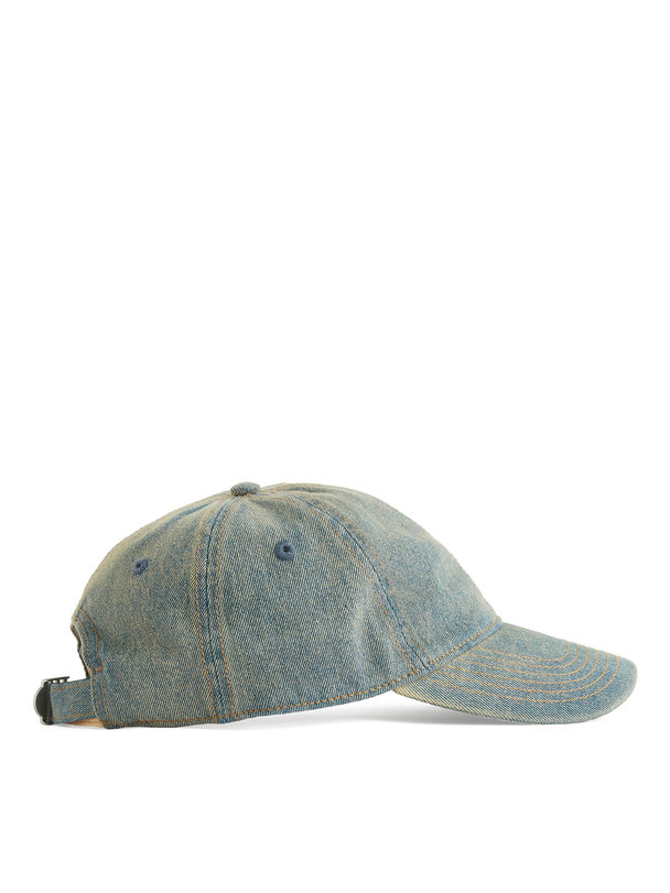 ARKET Washed Denim Cap Light Blue