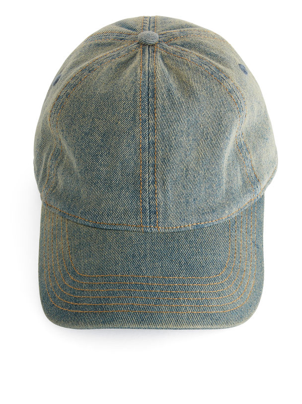 ARKET Washed Denim Cap Light Blue