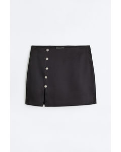 Mini Skirt Black/rhinestones