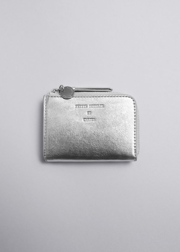 & Other Stories Mini-Brieftasche mit Charm Silber