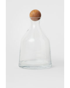 Carafe With A Stopper Clear Glass