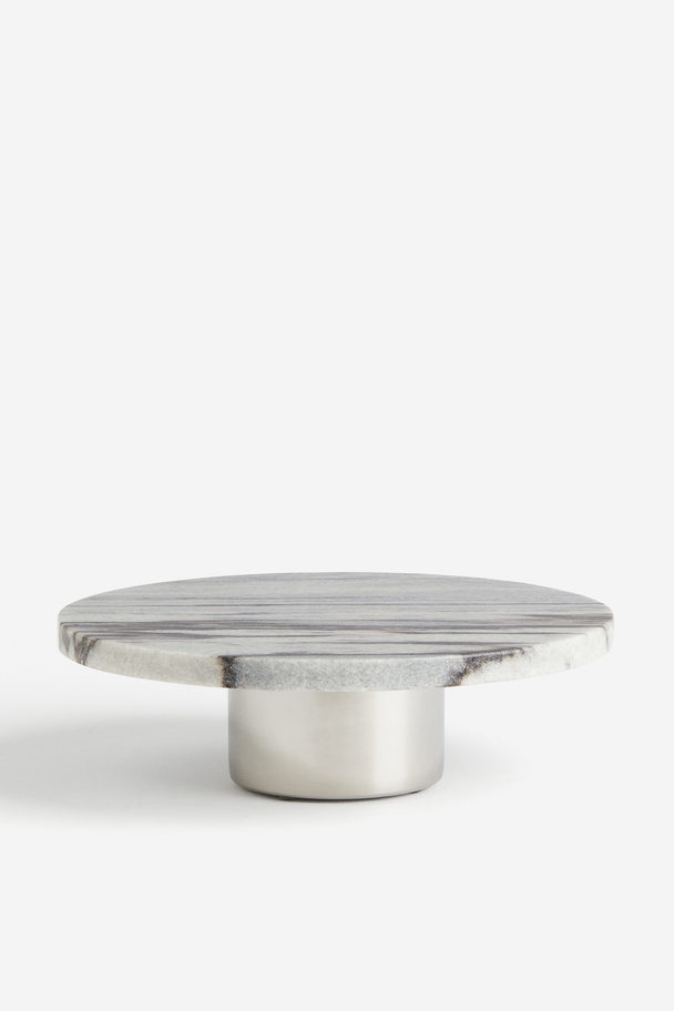 H&M HOME Marble Cake Stand Grey