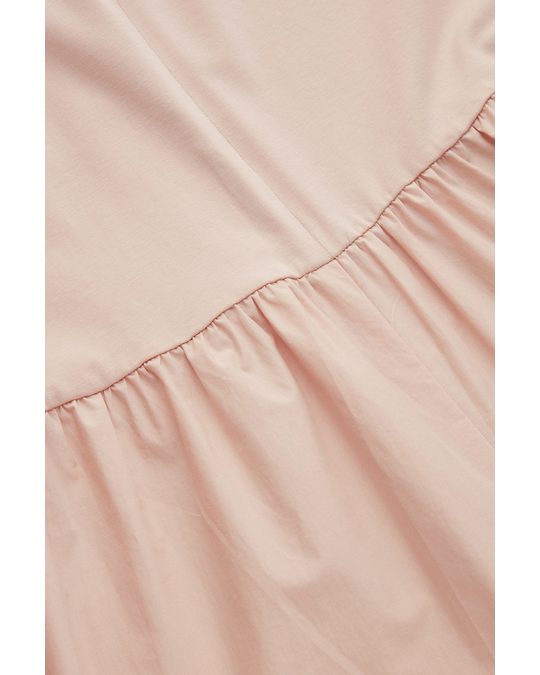 COS Gathered Jumpsuit Blush Pink