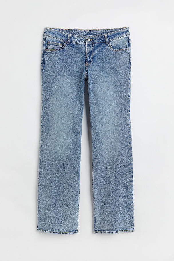 H&M H&m+ Flare Low Jeans Denimblauw