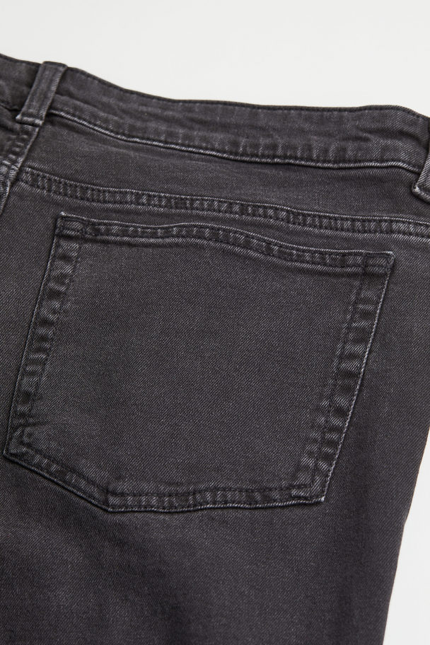 H&M H&m+ Flare Low Jeans Dark Grey