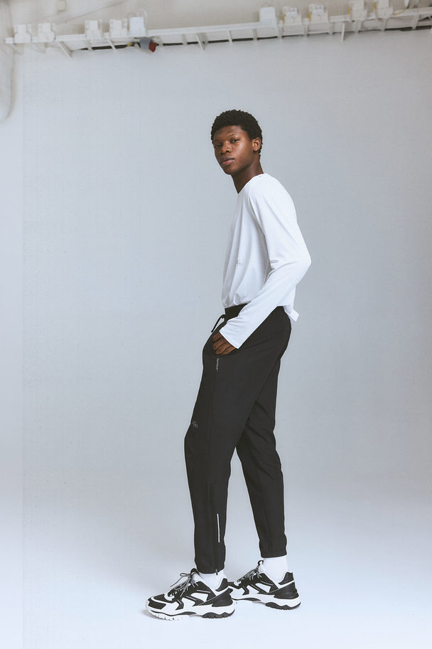 H&M Drymove™ Lightweight Running Trousers Black