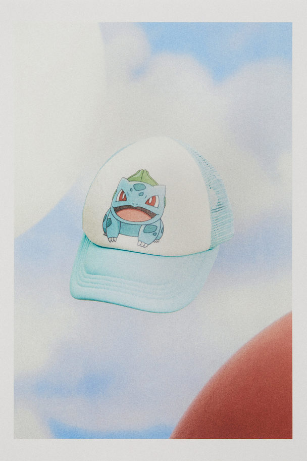H&M Bedruckte Cap Türkis/Pokémon