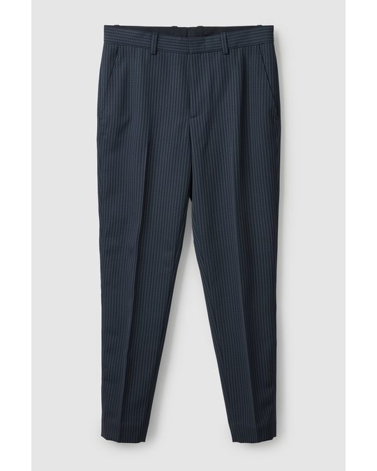 COS Regular-fit Tailored Trousers Navy