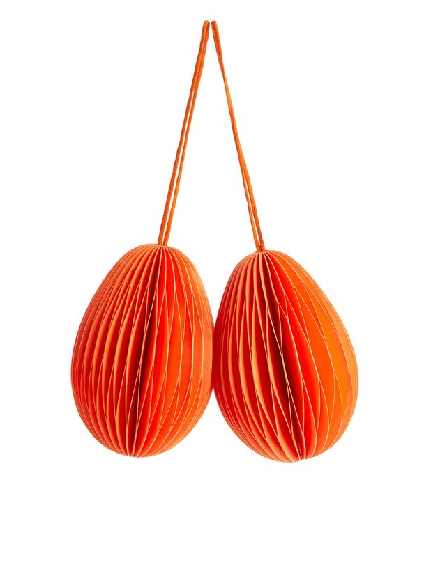ARKET Ornament Med Vaxkakemönster Orange