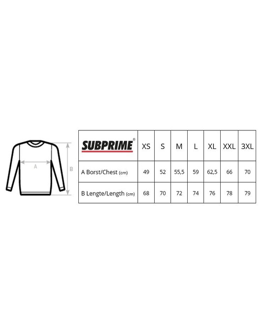 Subprime Subprime Sweater Block Navy Blue