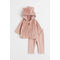2-piece Fleece Set Light Pink