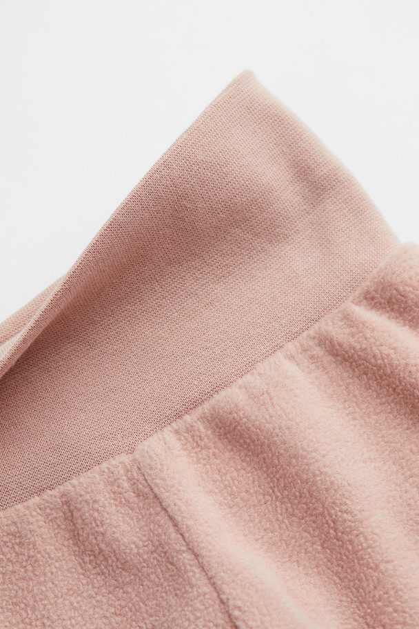 H&M 2-piece Fleece Set Light Pink