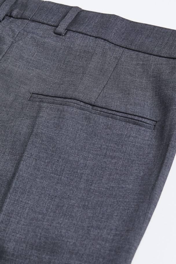 H&M Anzughose in Skinny Fit Grau
