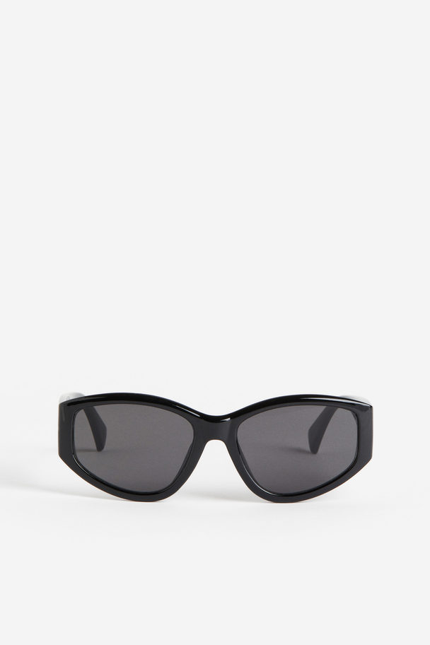H&M Ovale Zonnebril Zwart