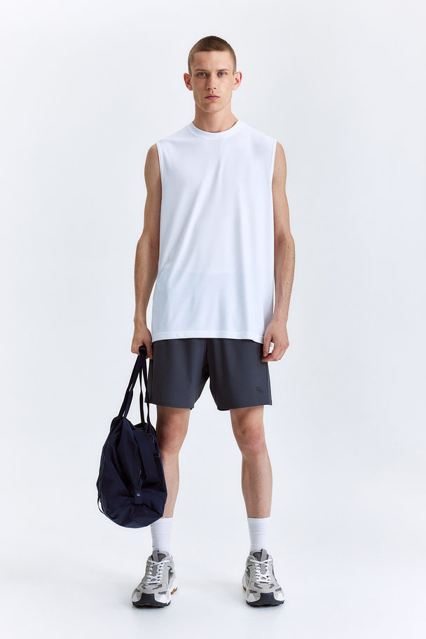 H&M Set Van 2 Mouwloze Sportshirts Van Drymove™ Grijs/wit