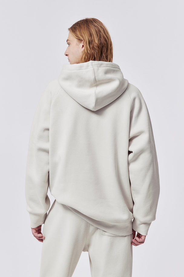 H&M Capuchonsweater - Oversized Fit Lichttaupe