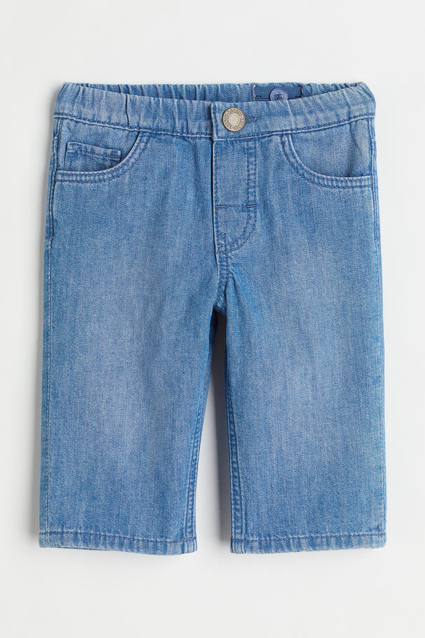 H&M Loose Fit Jeans Denim Blue