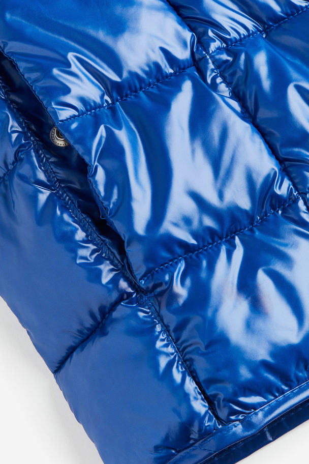H&M Gewatteerde Bodywarmer - Slim Fit Helderblauw
