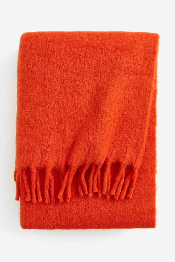 H&M HOME Decke aus Wollmischung Orange