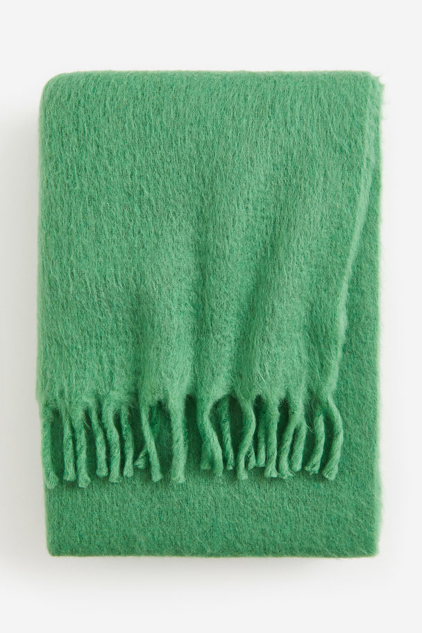 H&M HOME Decke aus Wollmischung Grün