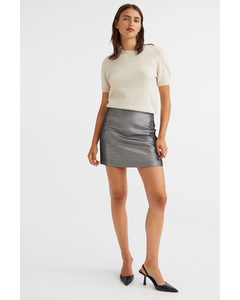 A-line Skirt Silver-coloured