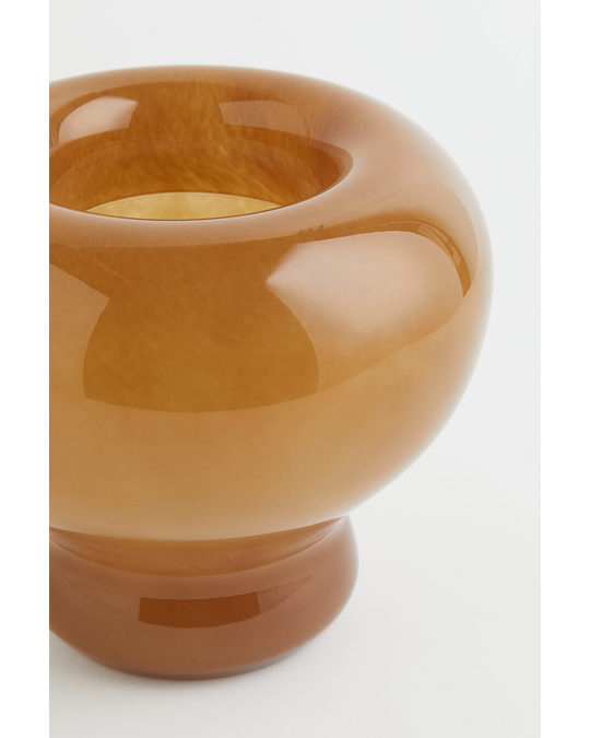 H&M HOME Glass Vase Beige