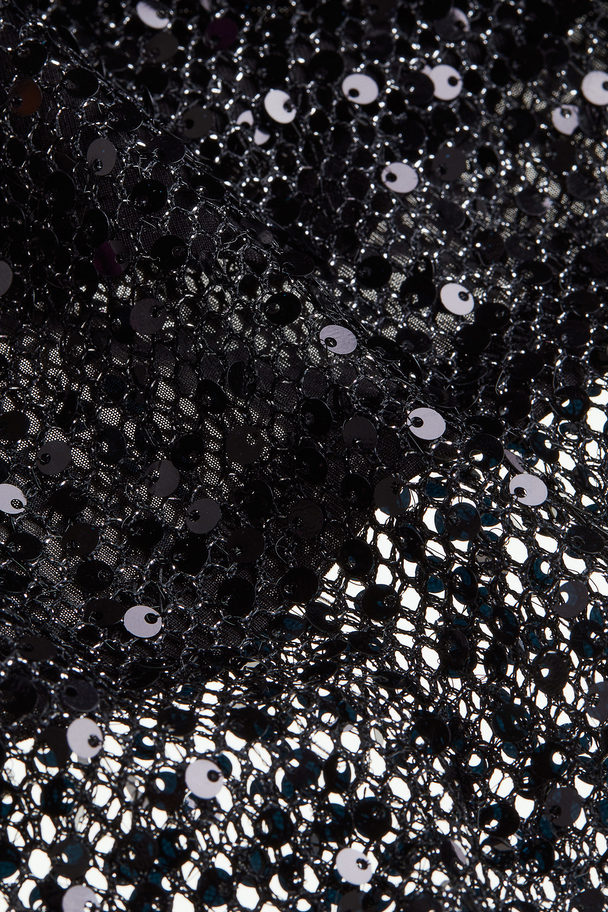H&M Shimmering Dress Black