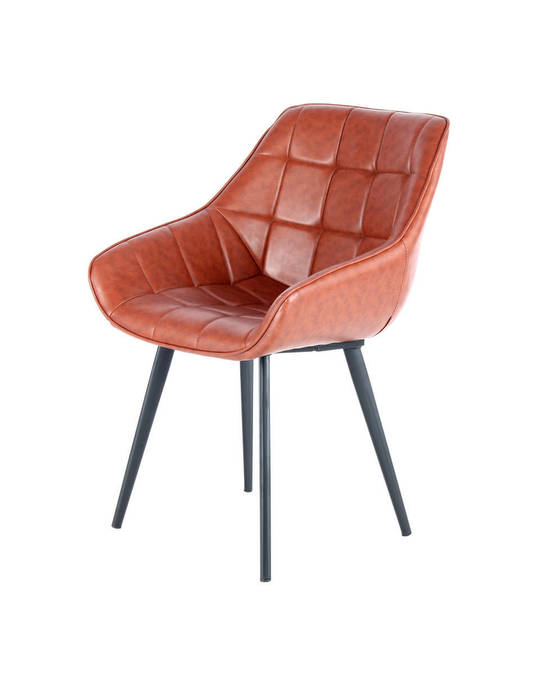 360Living Chair Demi 325 2er-set Dark Brown / Black