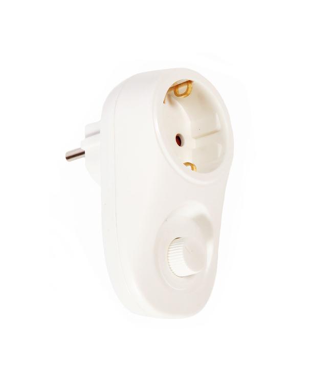 PR Home Plug-in Dimmer Elect White 10cm