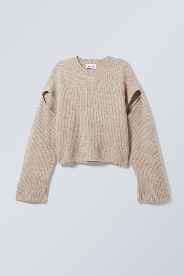 Weekday Sweater Remi Havermout