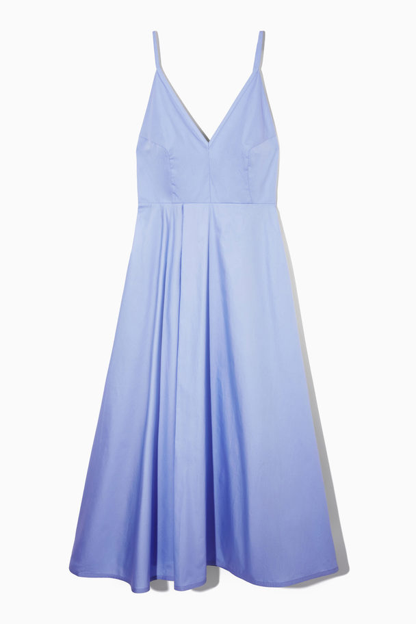 COS A-line Slip Dress Light Blue