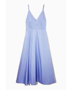 A-line Slip Dress Light Blue