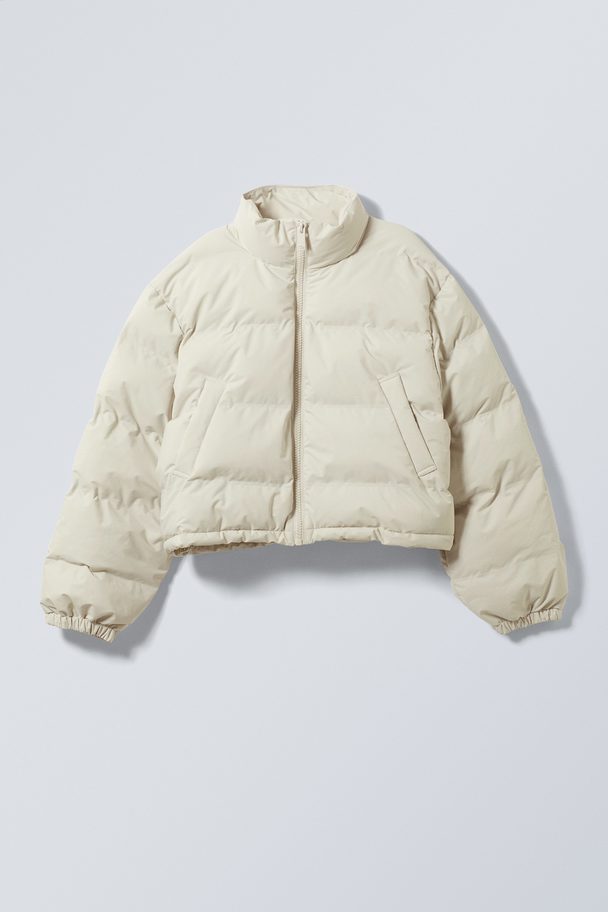 Weekday Promise Cropped Puffer Cream