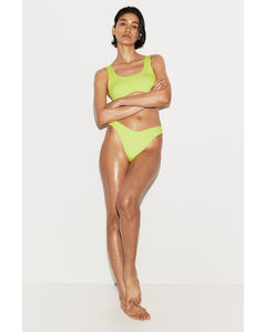 Tanga Bikini Bottoms Neon Green