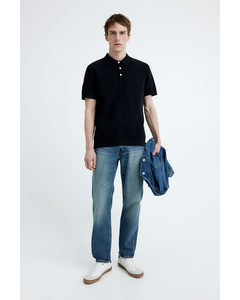 Poloshirt Regular Fit Marineblau