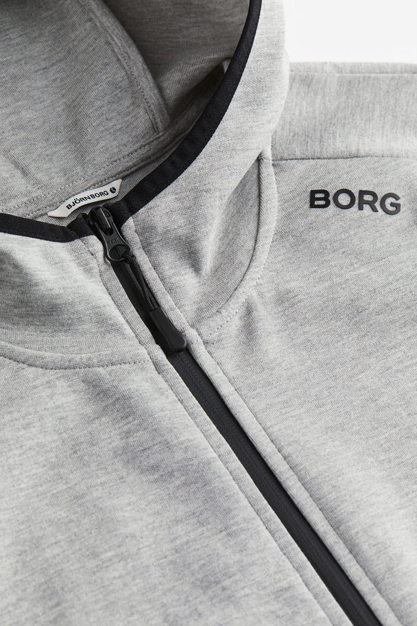 Björn Borg Borg Tech Sweat Hoodie Light Grey Melange