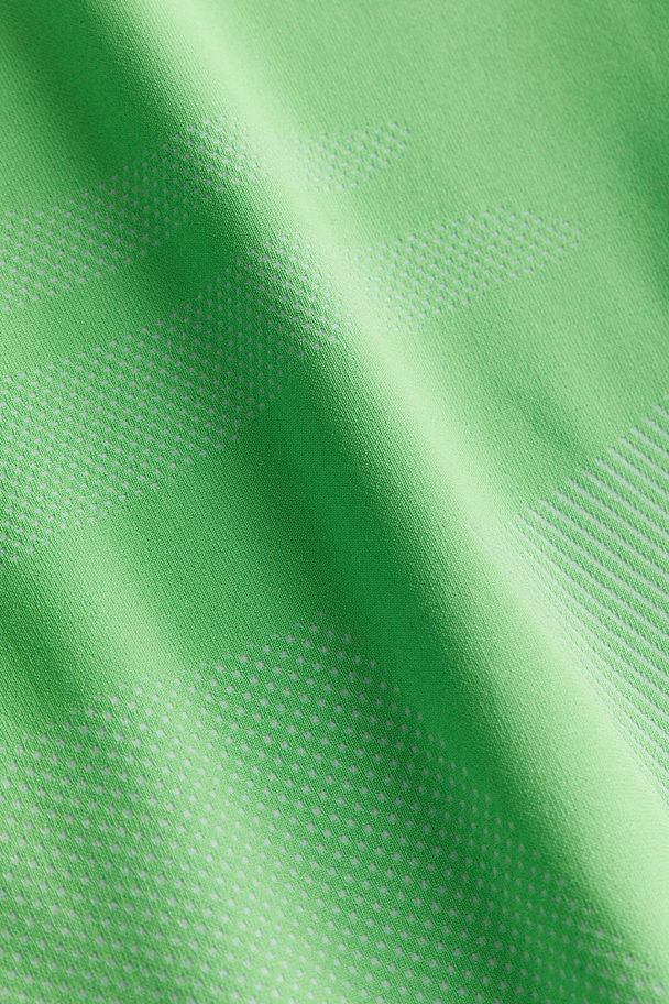 H&M DryMove™ Sportshirt Seamless Grün