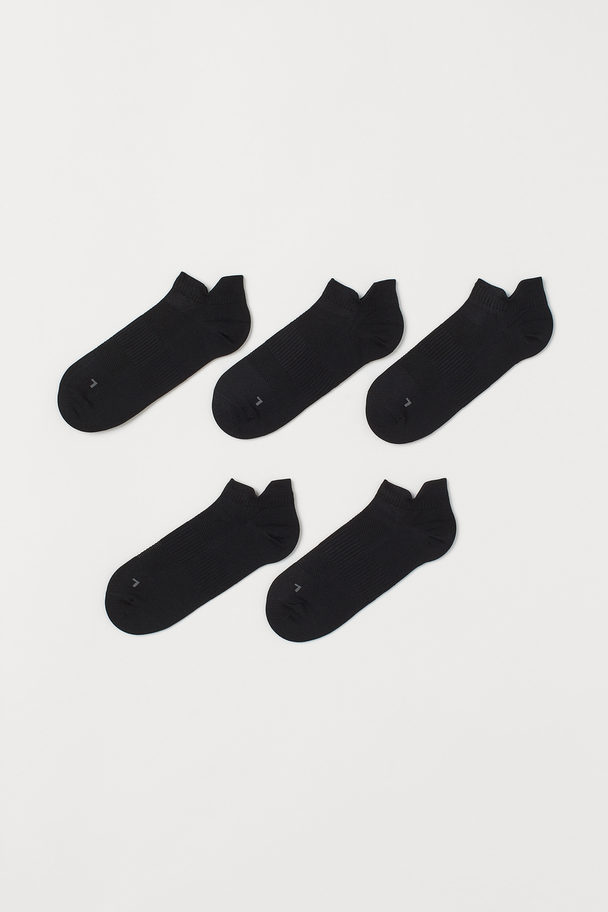 H&M 5-pack Sports Socks Black