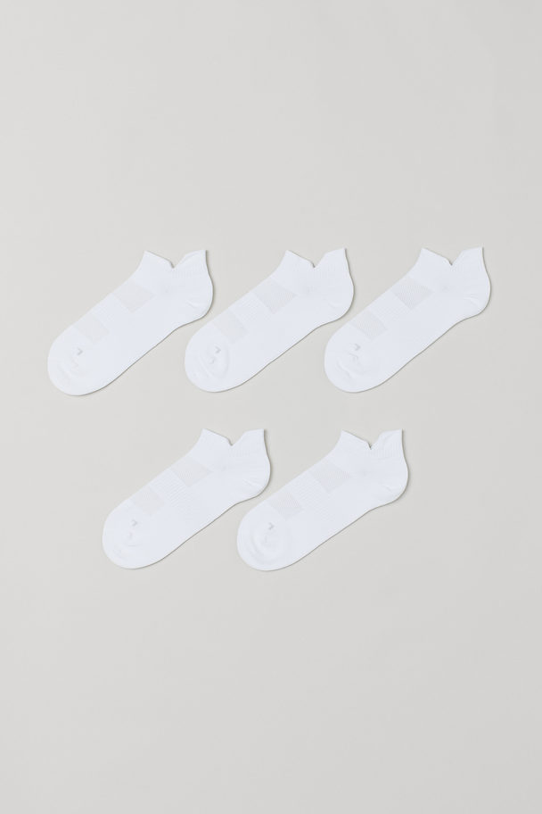 H&M 5-pack Sports Socks White