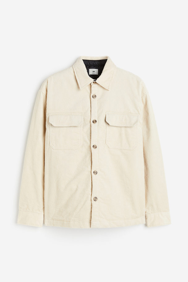 H&M Corduroy Shacket - Loose Fit Roomwit