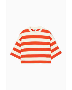 The High Line T-shirt White / Orange / Striped