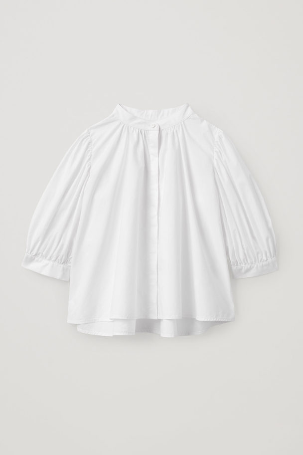 COS Puff-sleeve Blouse White