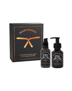 Giftset Beard Monkey Aftershave Lotion 100ml & Pre-shave Oil 50ml