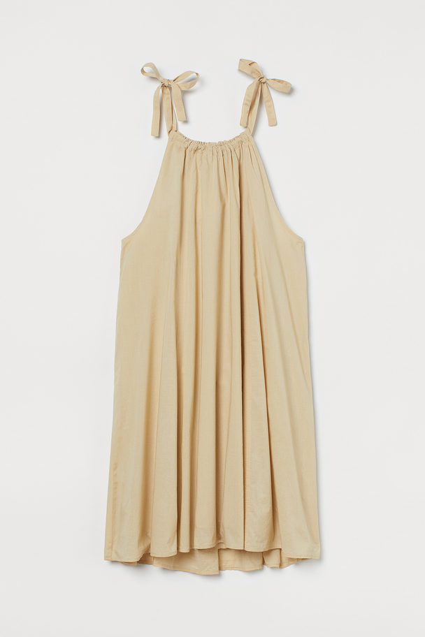 H&M Sleeveless Dress Light Yellow