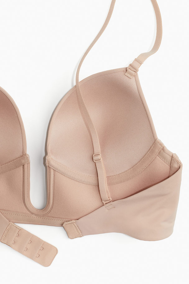 H&M Push-up Multiway-bh Van Microvezel Beige